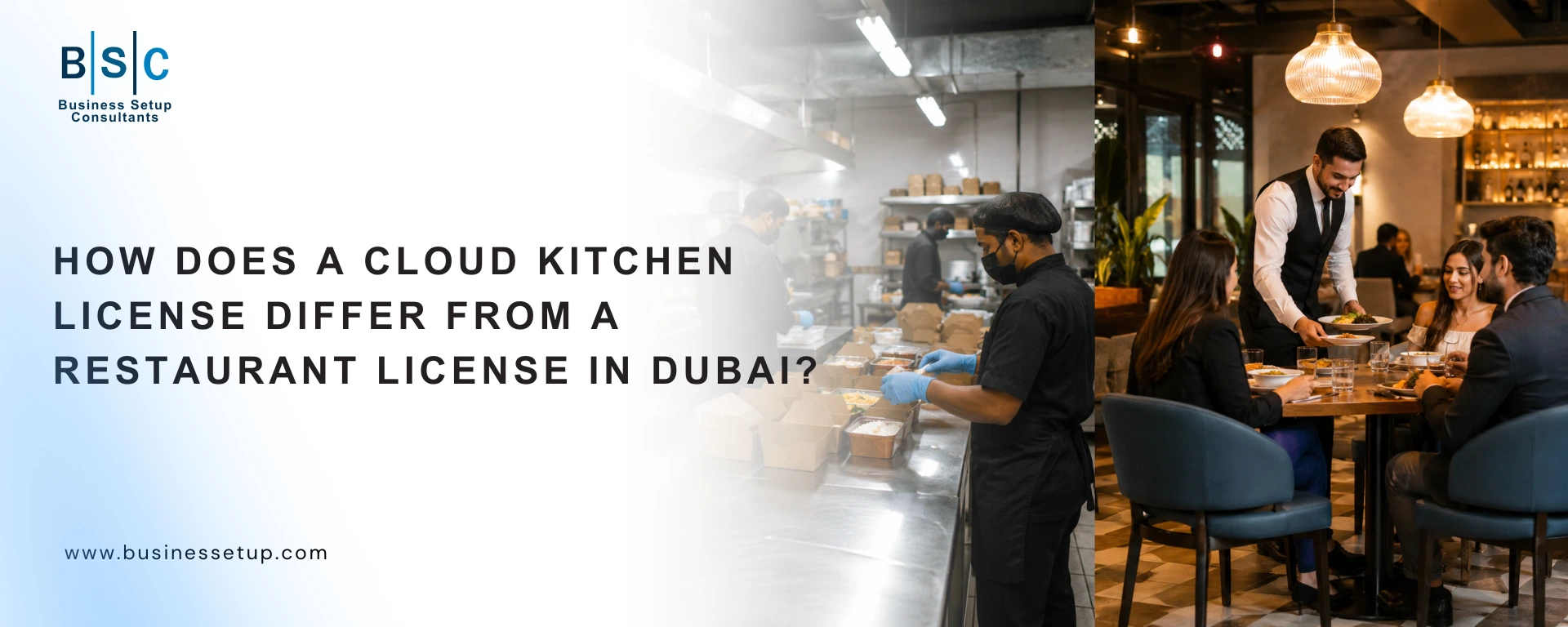 How Does a Cloud Kitchen License Differ from a Restaurant License in Dubai