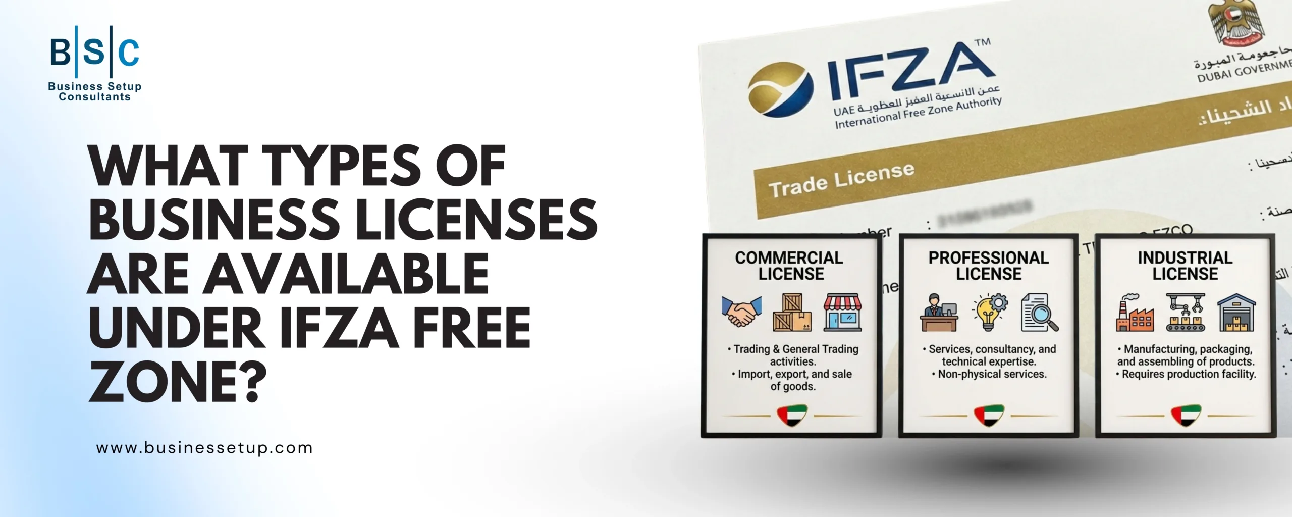 ifza free zone license